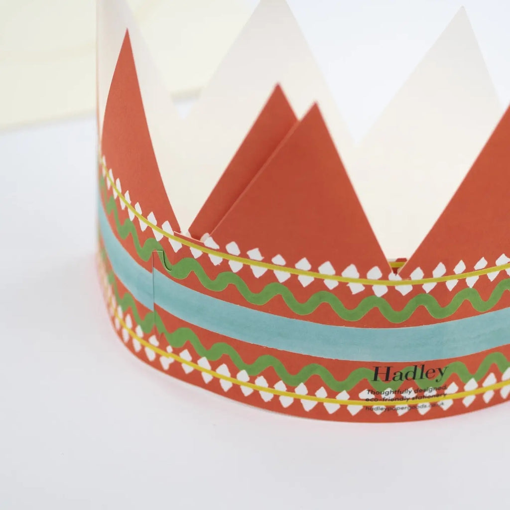 BIRTHDAY KING PARTY HAT CARD