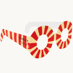 STRIPED CRAYON GLASSES CARD