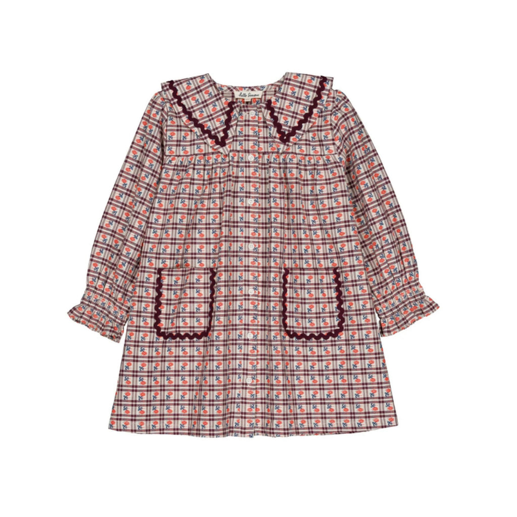 AGATHA DRESS - CAMELIA CHECK