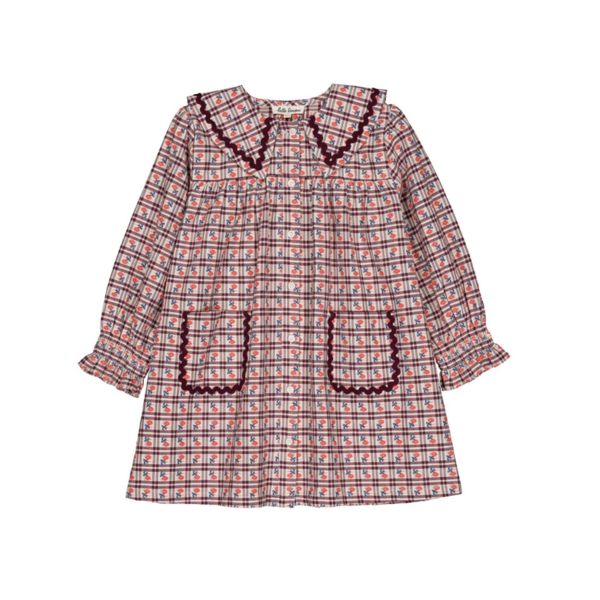 AGATHA DRESS - CAMELIA CHECK