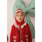 GRIZZLY CARDIGAN - CHERRY
