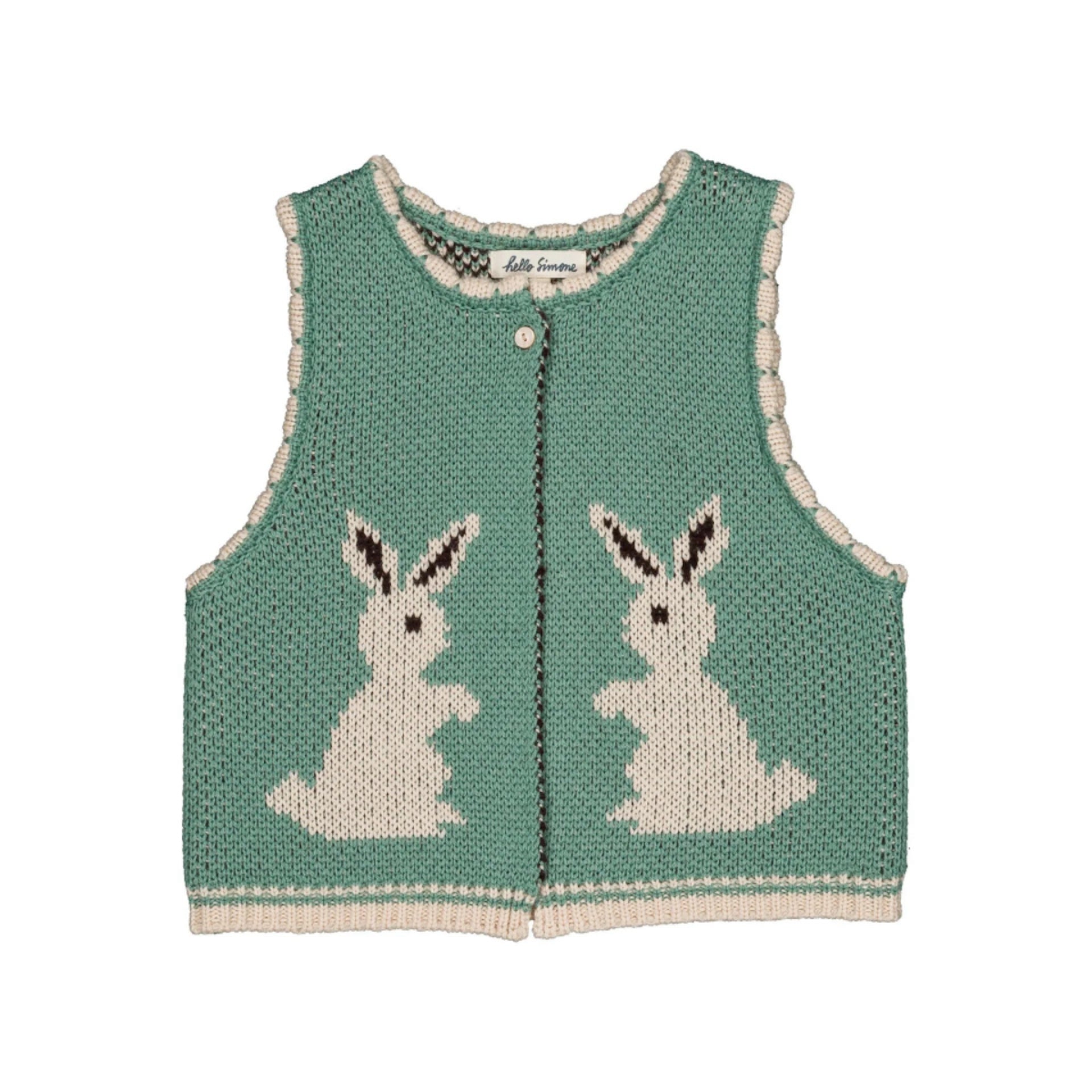 PENNY VEST - RABBIT AQUA
