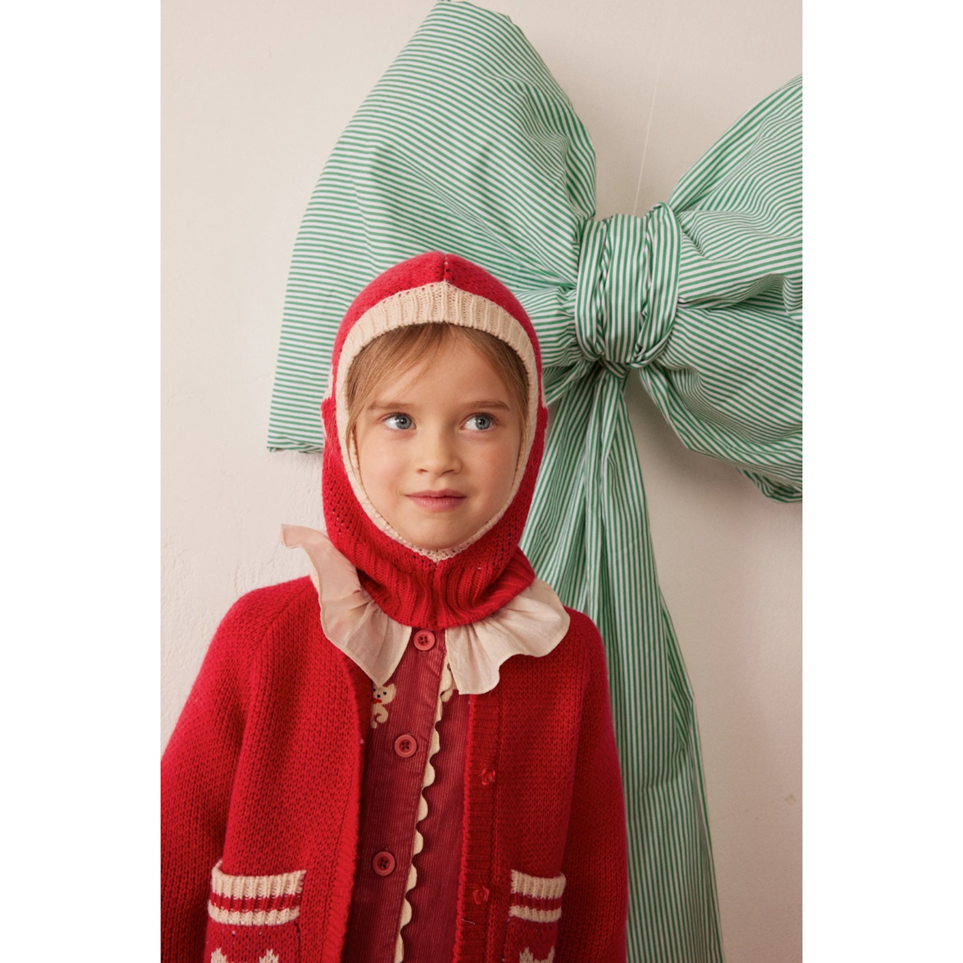 PINGUIN KIDS KNITTED HOOD - KITTY
