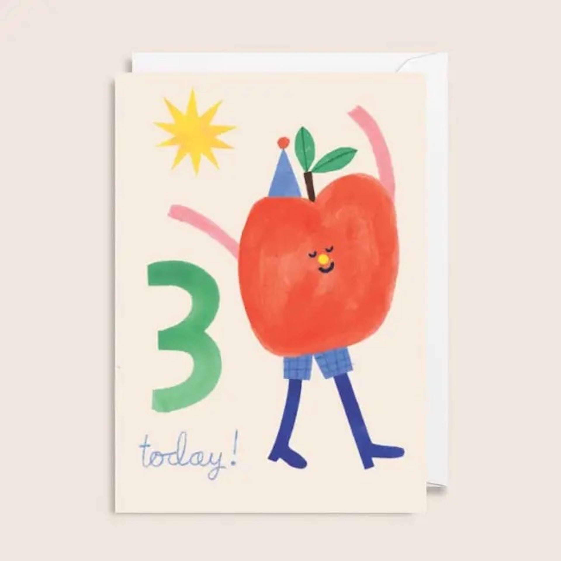 MINI BIRTHDAY CARD - 3RD BIRTHDAY