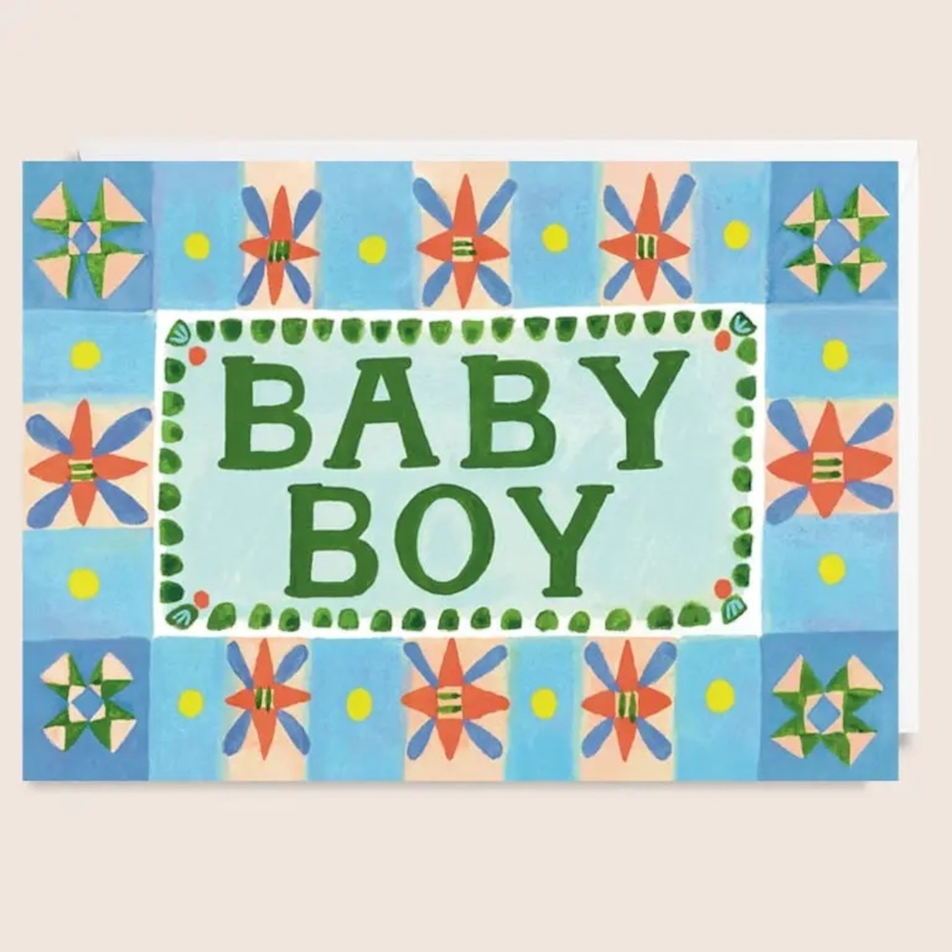 NEW BABY CARD - BABY BOY
