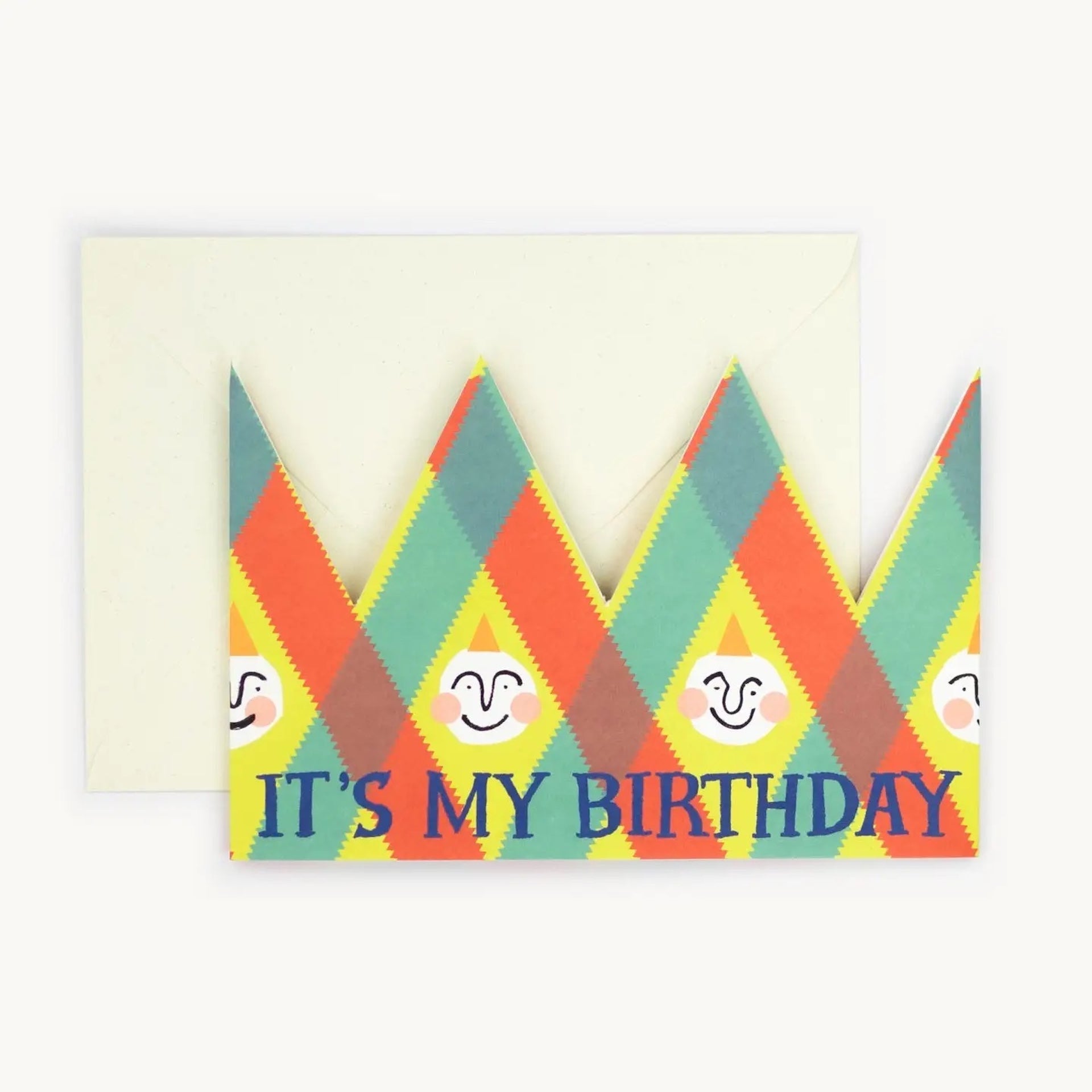 IT'S MY BIRTHDAY PARTY HAT CARD
