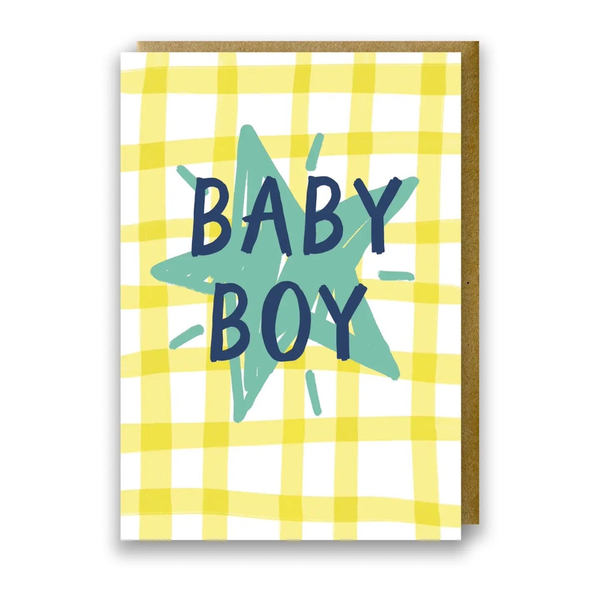 LITTLE NOTES BABY BOY CARD