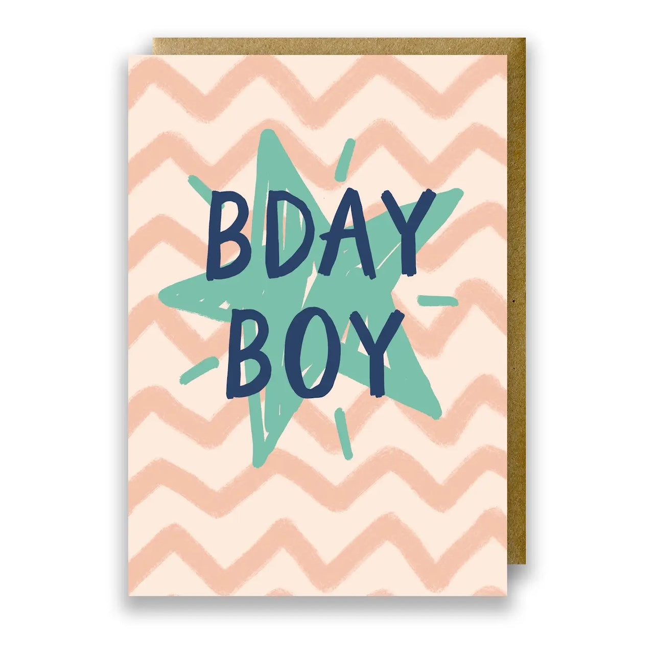 LITTLE NOTES BDAY BOY STAR CARD