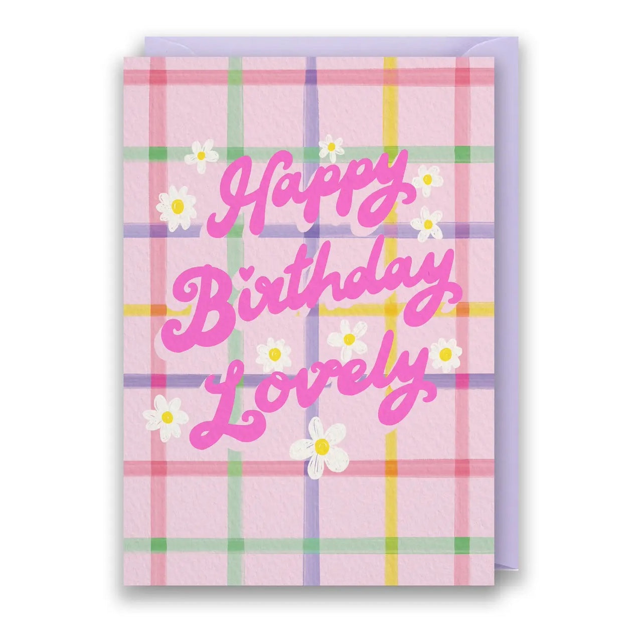 NEON BLOOM HAPPY BIRTHDAY DAISY CARD