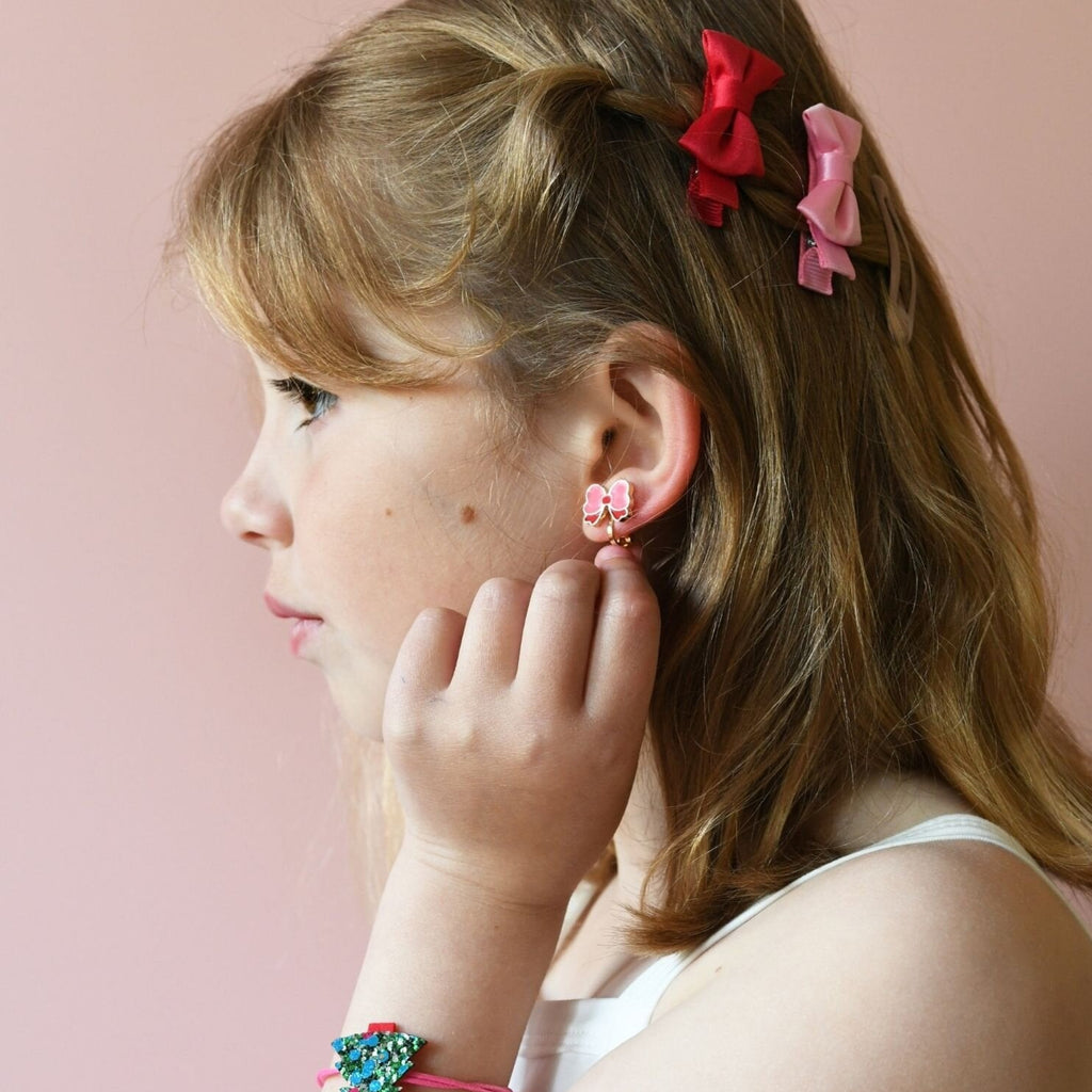 JOLLY CHRISTMAS CLIP ON EARRINGS