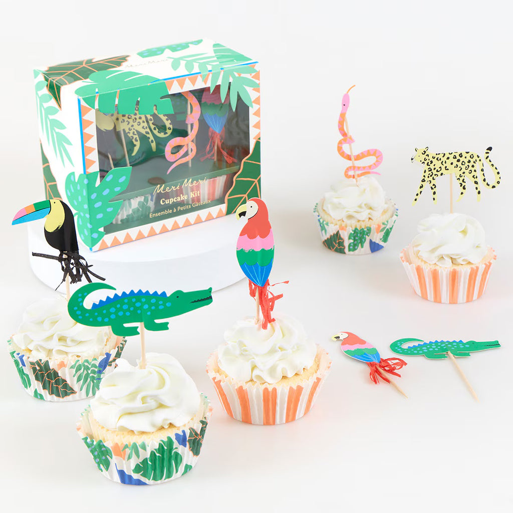 JUNGLE JAMBOREE CUPCAKE KIT