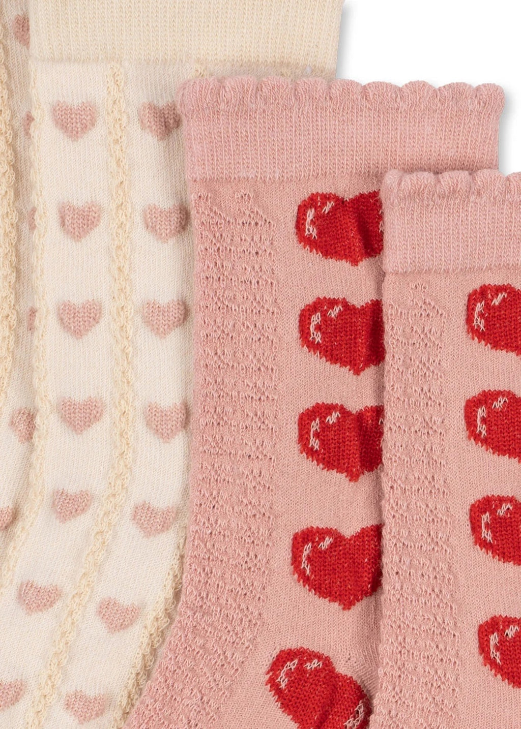 2 PACK SOCKS - HEARTS