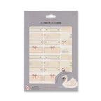 BACK TO SCHOOL - NAME STICKERS - SWAN (60pcs)
