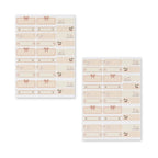 BACK TO SCHOOL - NAME STICKERS - SWAN (60pcs)