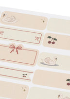 BACK TO SCHOOL - NAME STICKERS - SWAN (60pcs)