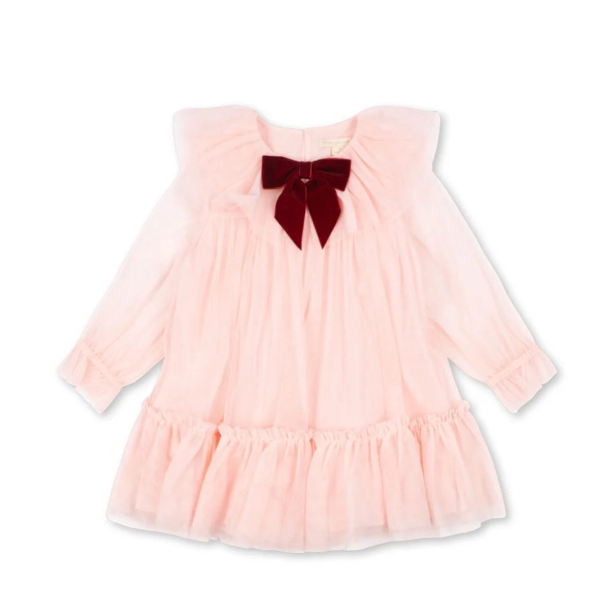 BOW DRESS - CREOLE PINK