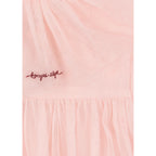 BOW DRESS - CREOLE PINK