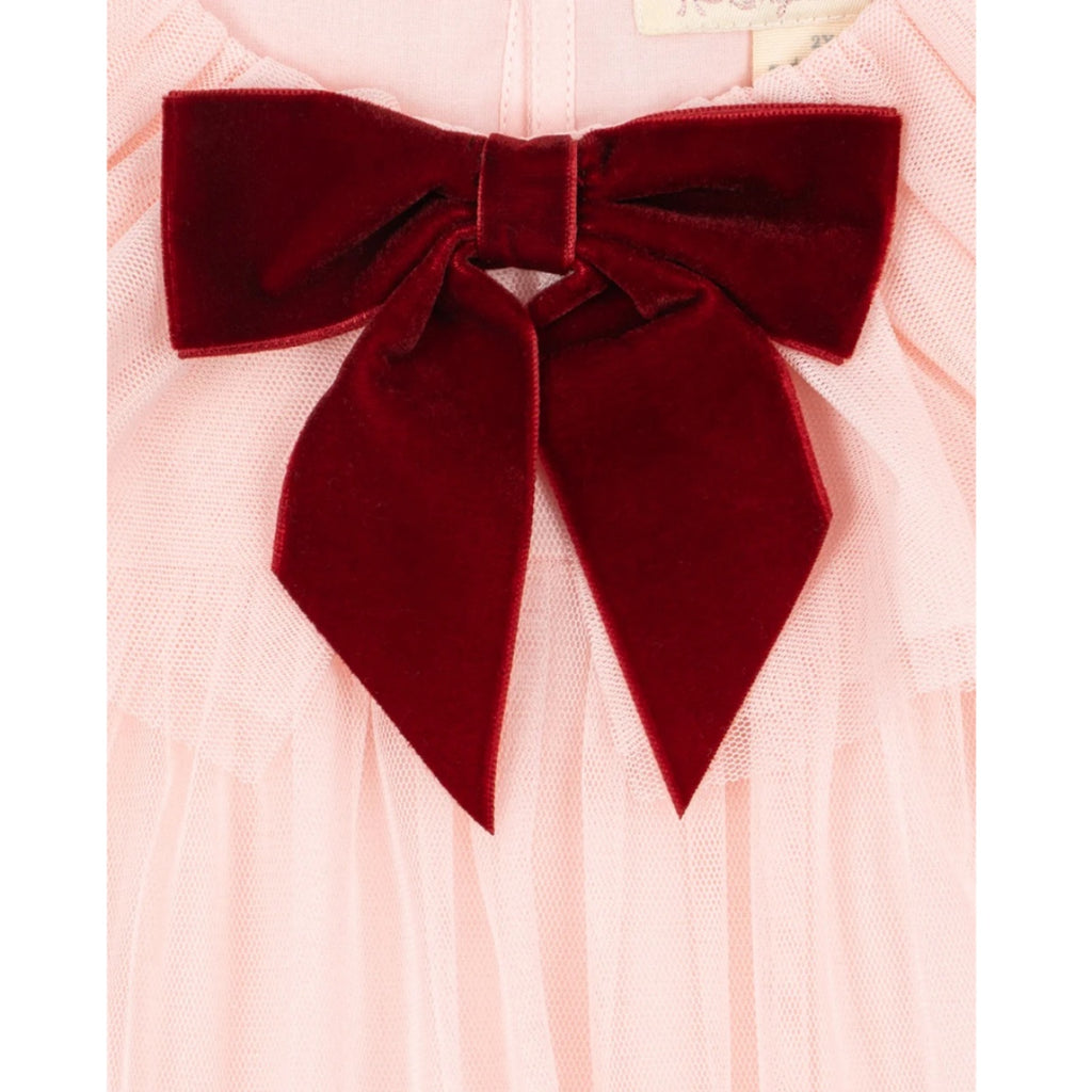 BOW DRESS - CREOLE PINK
