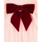 BOW DRESS - CREOLE PINK