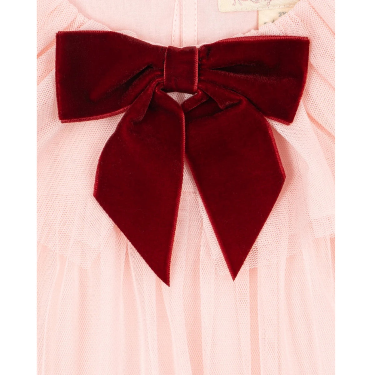 BOW DRESS - CREOLE PINK