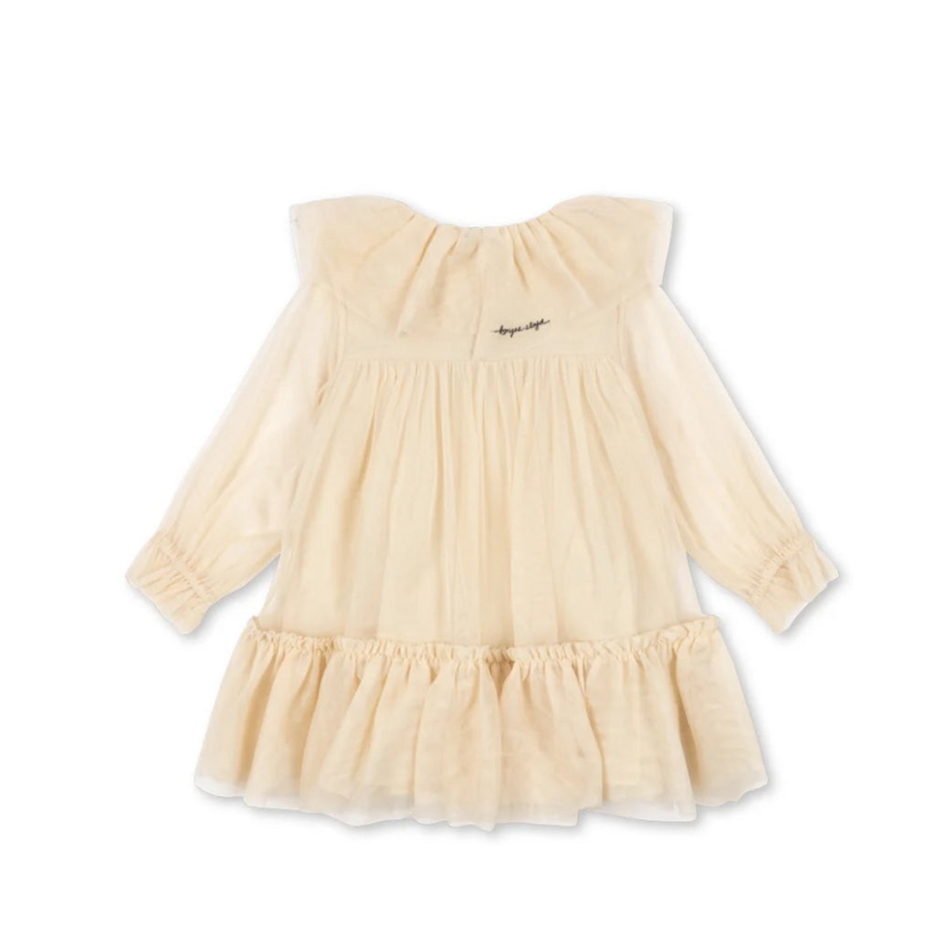 BOW DRESS - PARCHMENT