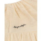 BOW DRESS - PARCHMENT