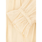 BOW DRESS - PARCHMENT