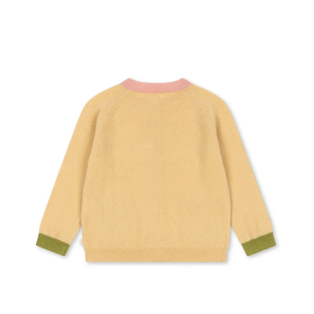 COLLETTI CARDIGAN - YELLOW