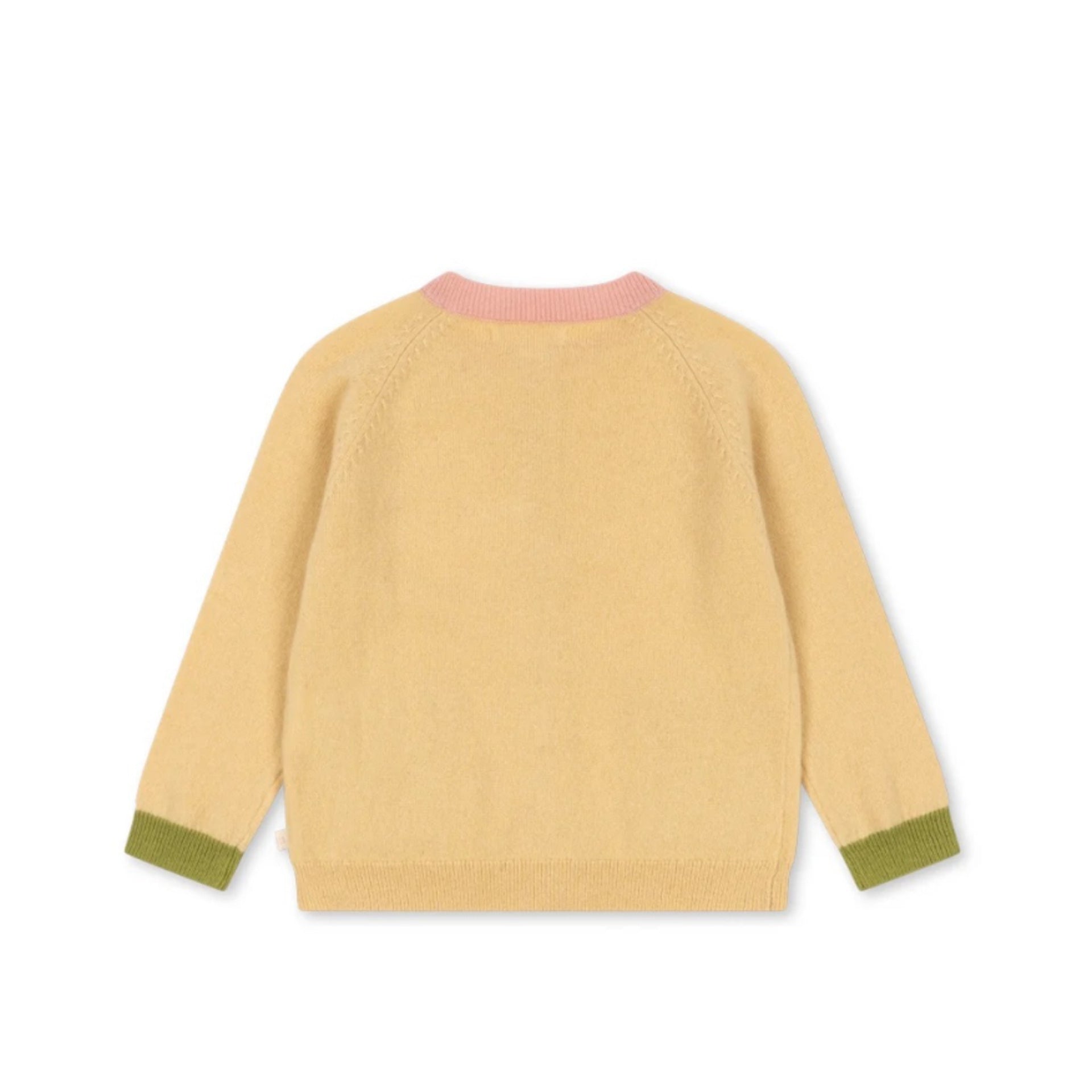COLLETTI CARDIGAN - YELLOW