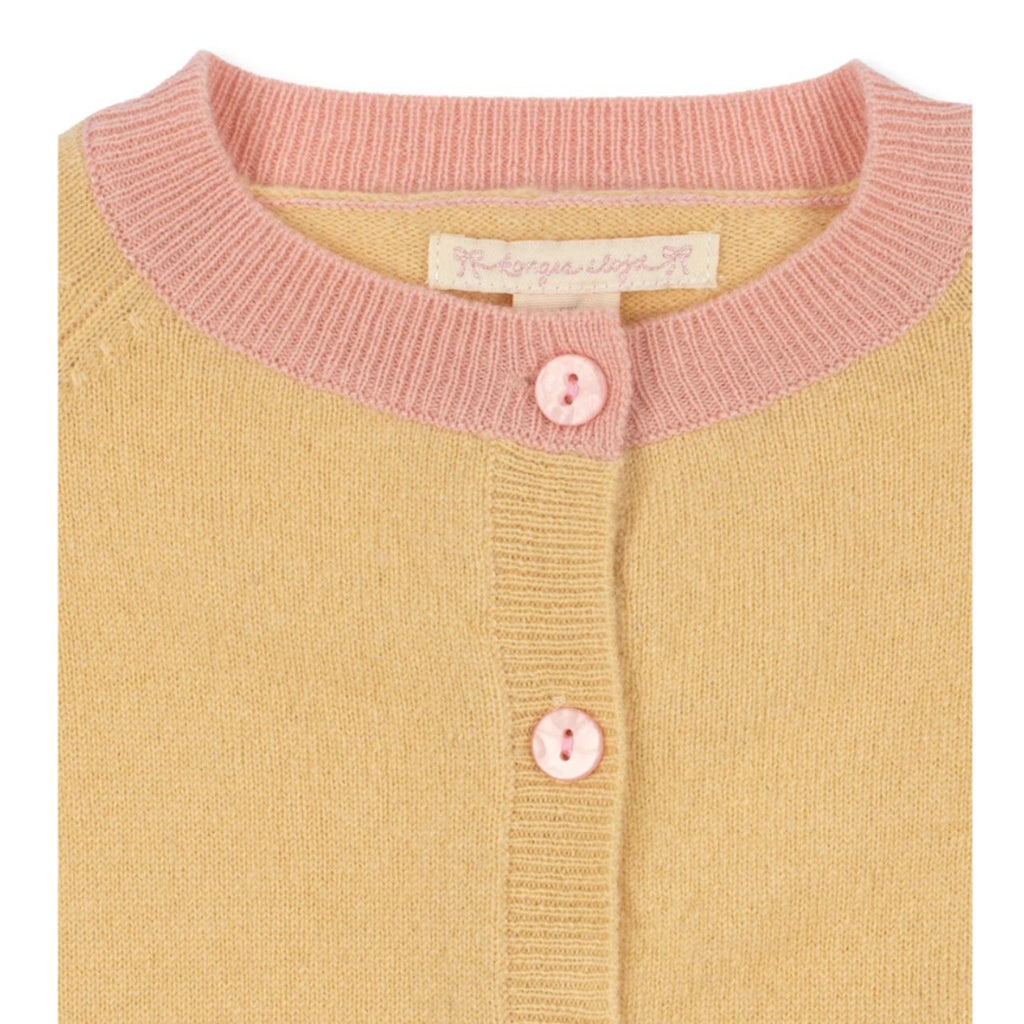 COLLETTI CARDIGAN - YELLOW