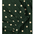 ELIN LONG SLEEVE BOW DRESS - DOT MARSEILLE
