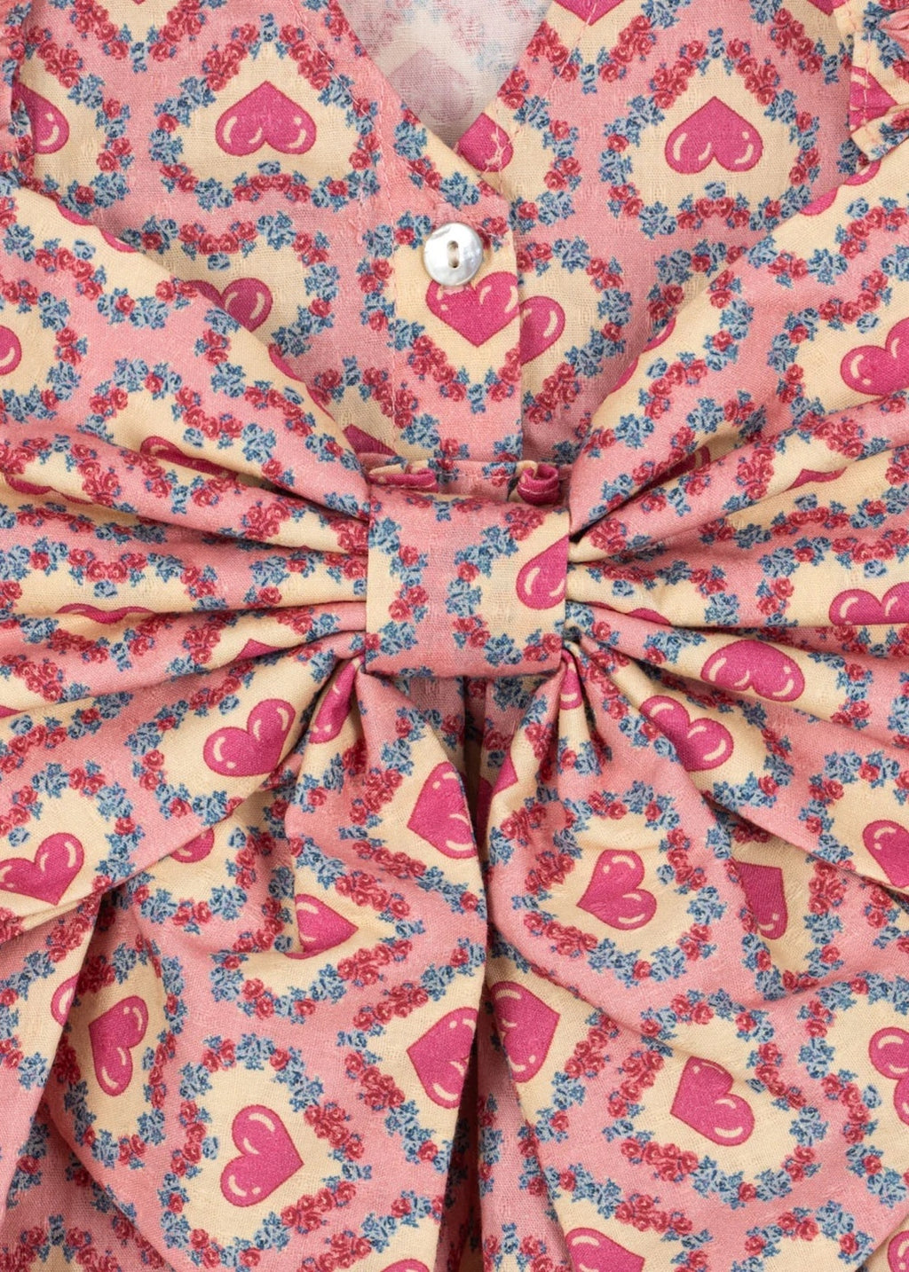 ELIN LONG SLEEVE BOW DRESS - FELICE ROSE