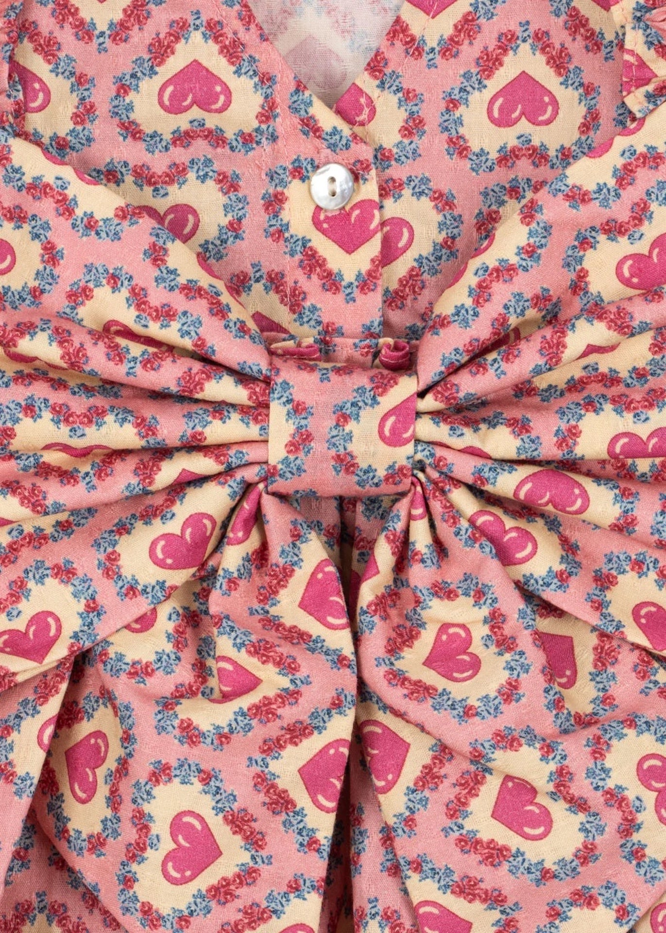 ELIN LONG SLEEVE BOW DRESS - FELICE ROSE