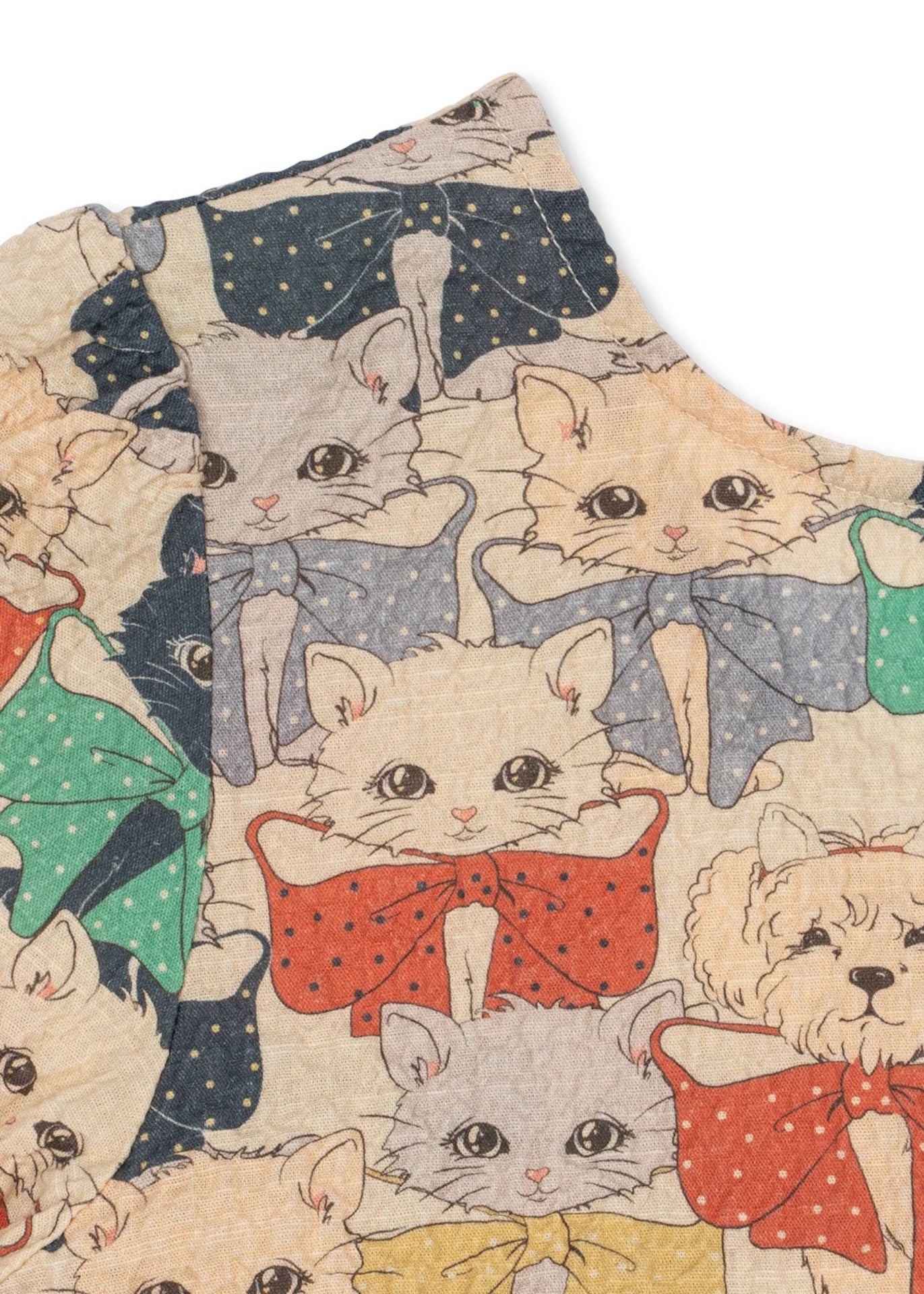 ELIN LONG SLEEVE BOW DRESS - LIKE CATS & DOGS