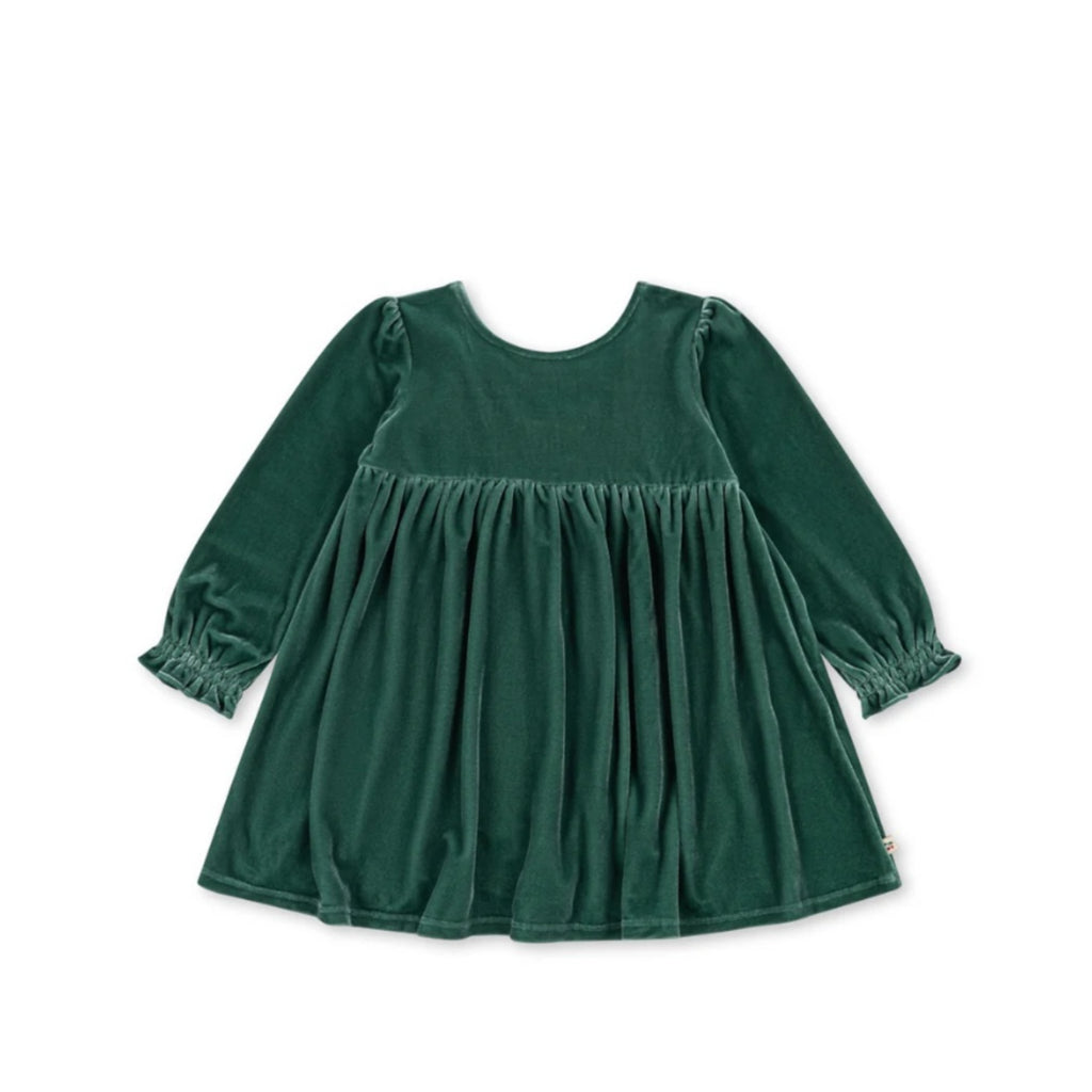 GIA BOW DRESS - FIR