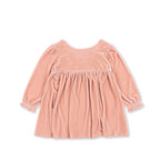 GIA BOW DRESS - MELLOW ROSE