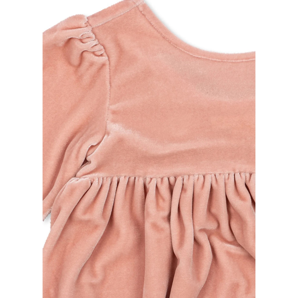 GIA BOW DRESS - MELLOW ROSE