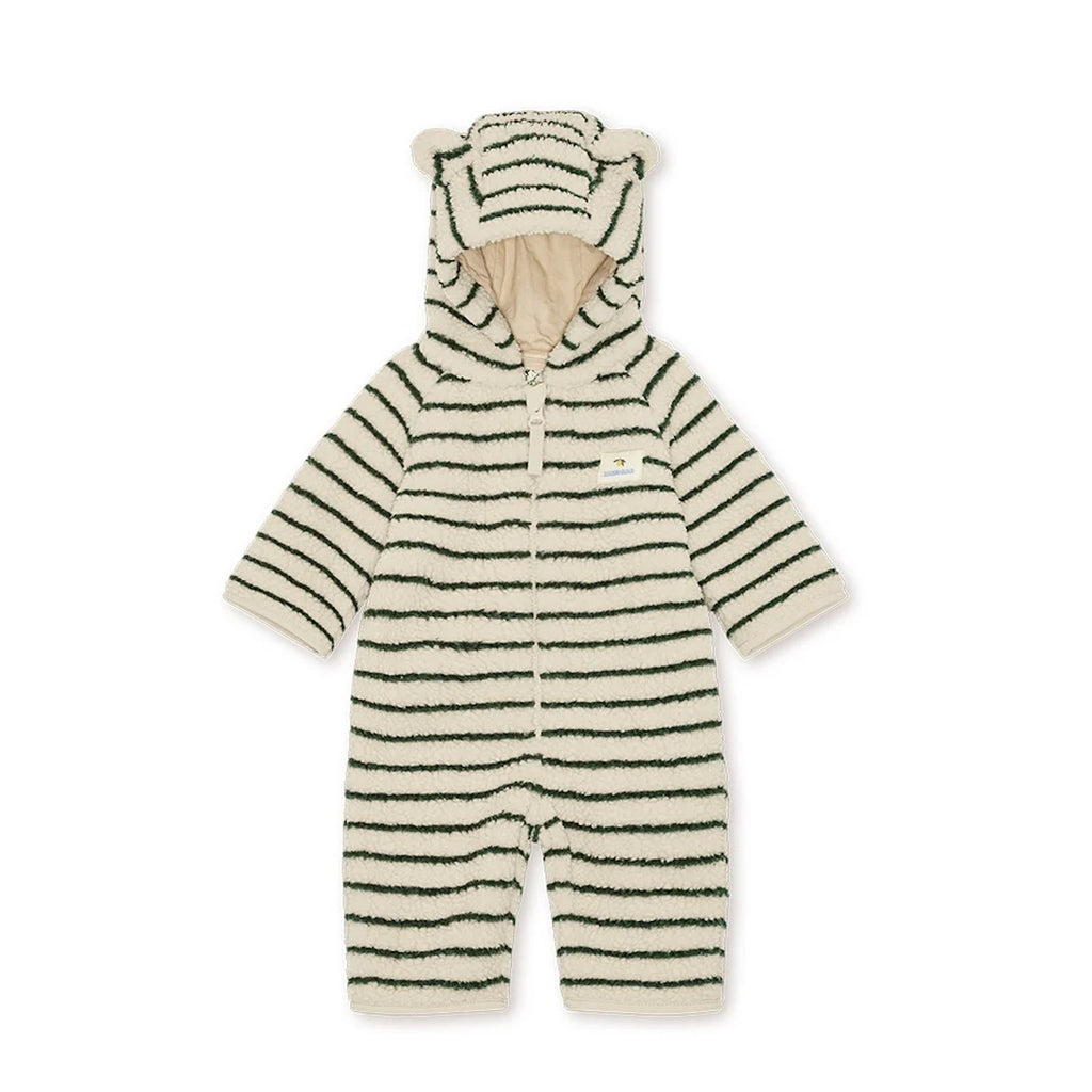 JODY TEDDY ONESIE - ERBA STRIPE