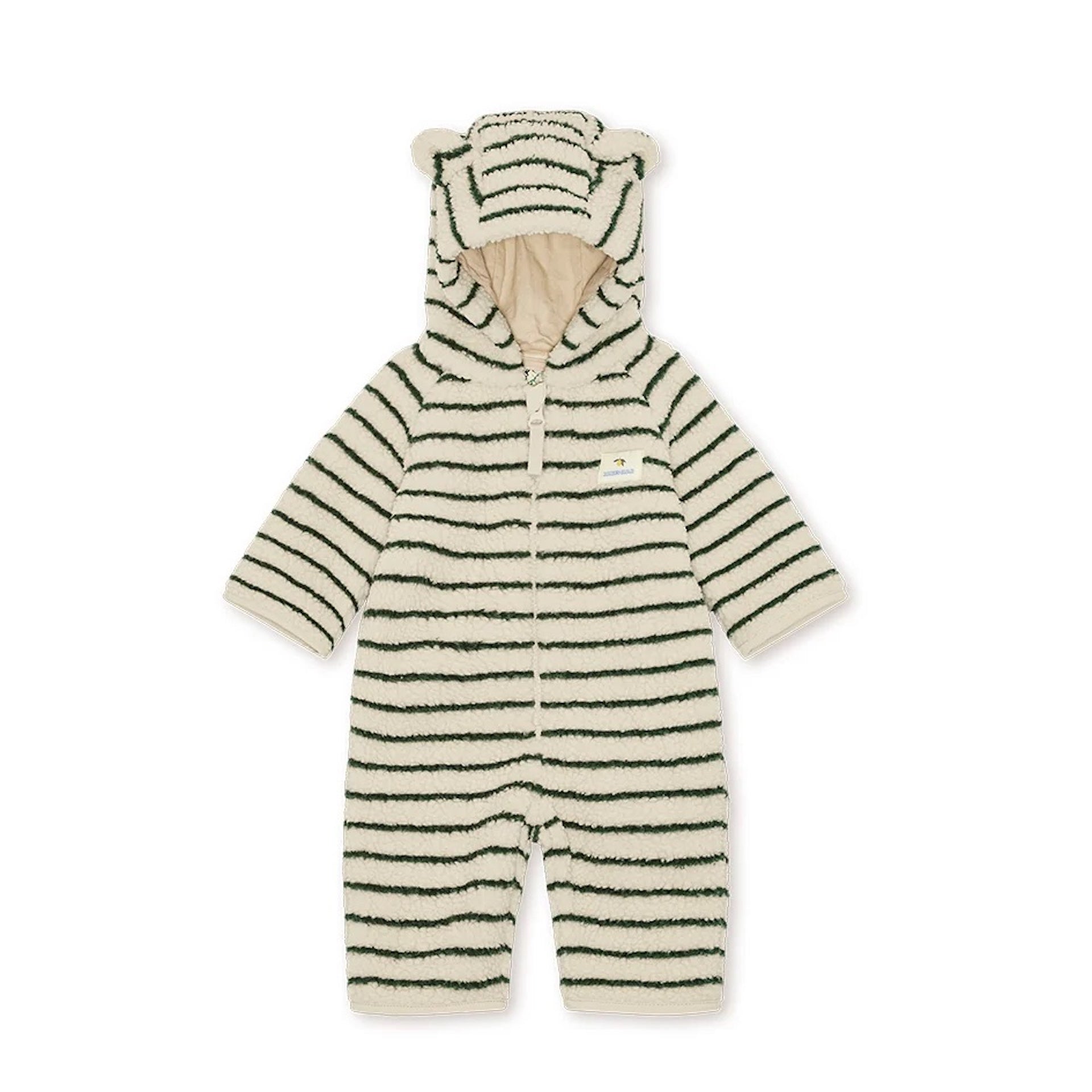 JODY TEDDY ONESIE - ERBA STRIPE