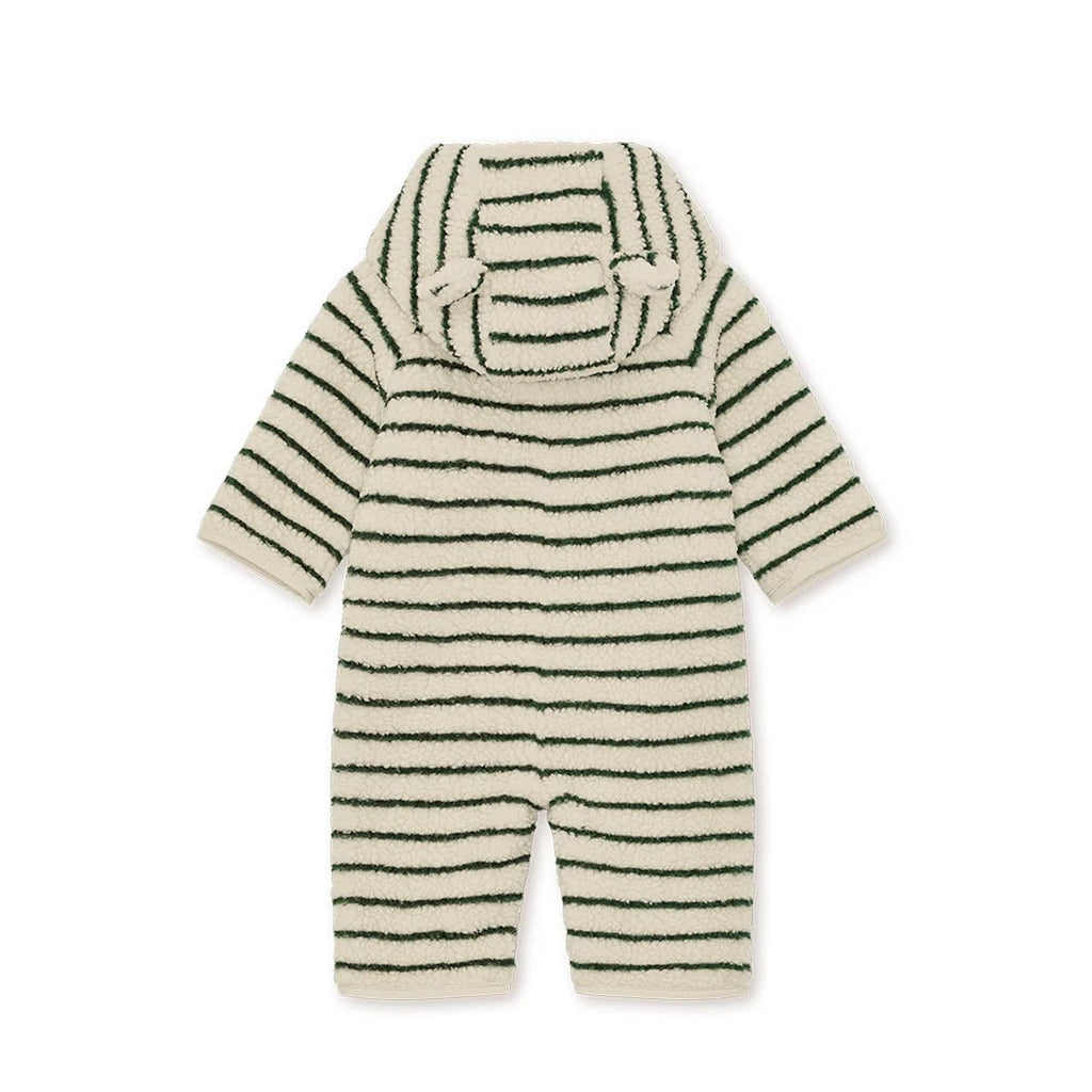 JODY TEDDY ONESIE - ERBA STRIPE