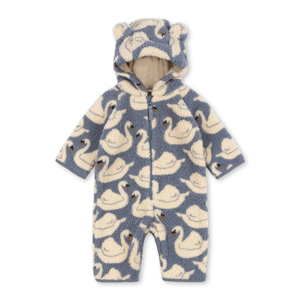 JODY TEDDY ONESIE - SWAN