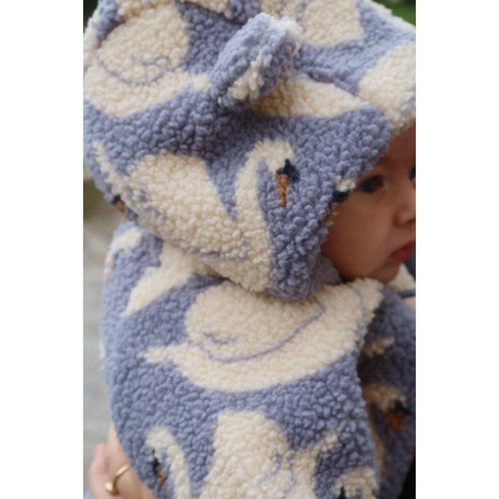 JODY TEDDY ONESIE - SWAN