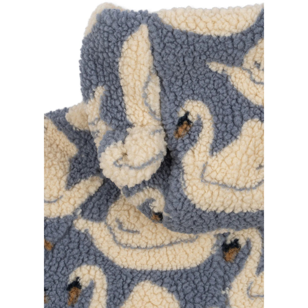 JODY TEDDY ONESIE - SWAN