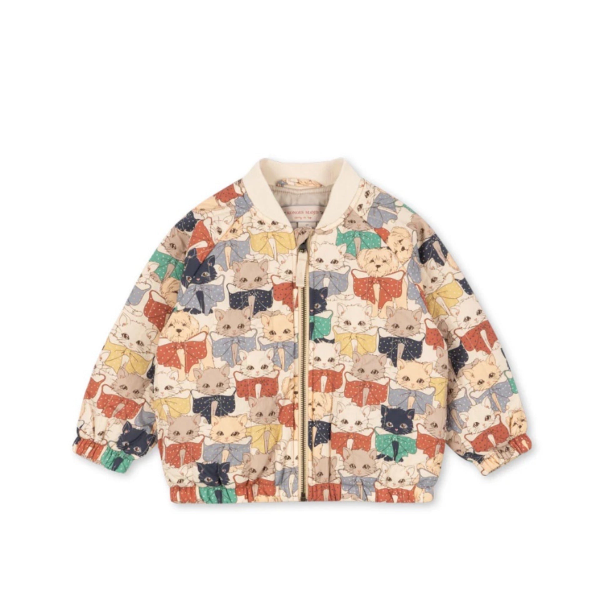 JUNO PRINTED BOMBER JACKET - LIKE CATS AND DOGS
