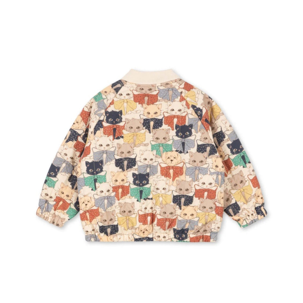 JUNO PRINTED BOMBER JACKET - LIKE CATS AND DOGS
