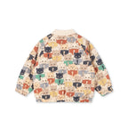 JUNO PRINTED BOMBER JACKET - LIKE CATS AND DOGS