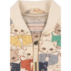 JUNO PRINTED BOMBER JACKET - LIKE CATS AND DOGS