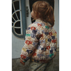 JUNO PRINTED BOMBER JACKET - LIKE CATS AND DOGS