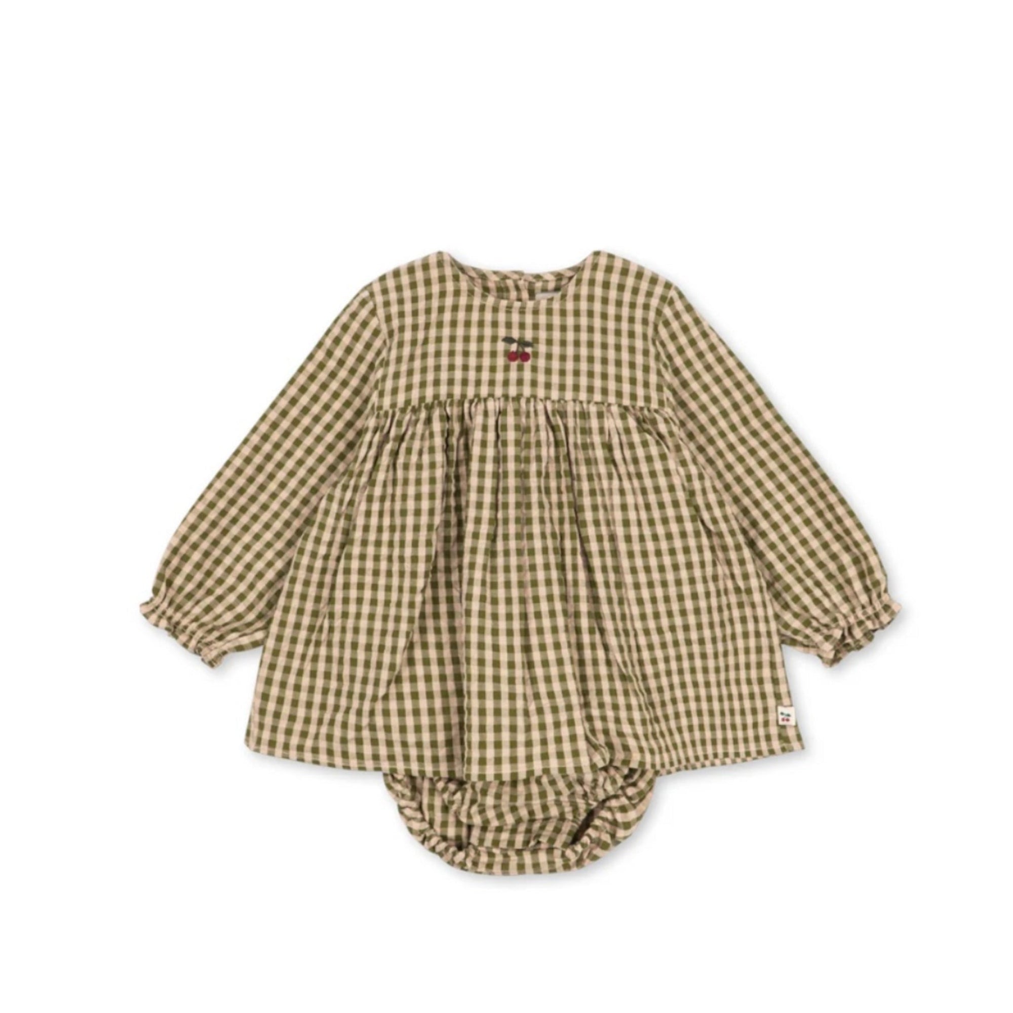 KIM ROMPER - AVOCADO CHECK