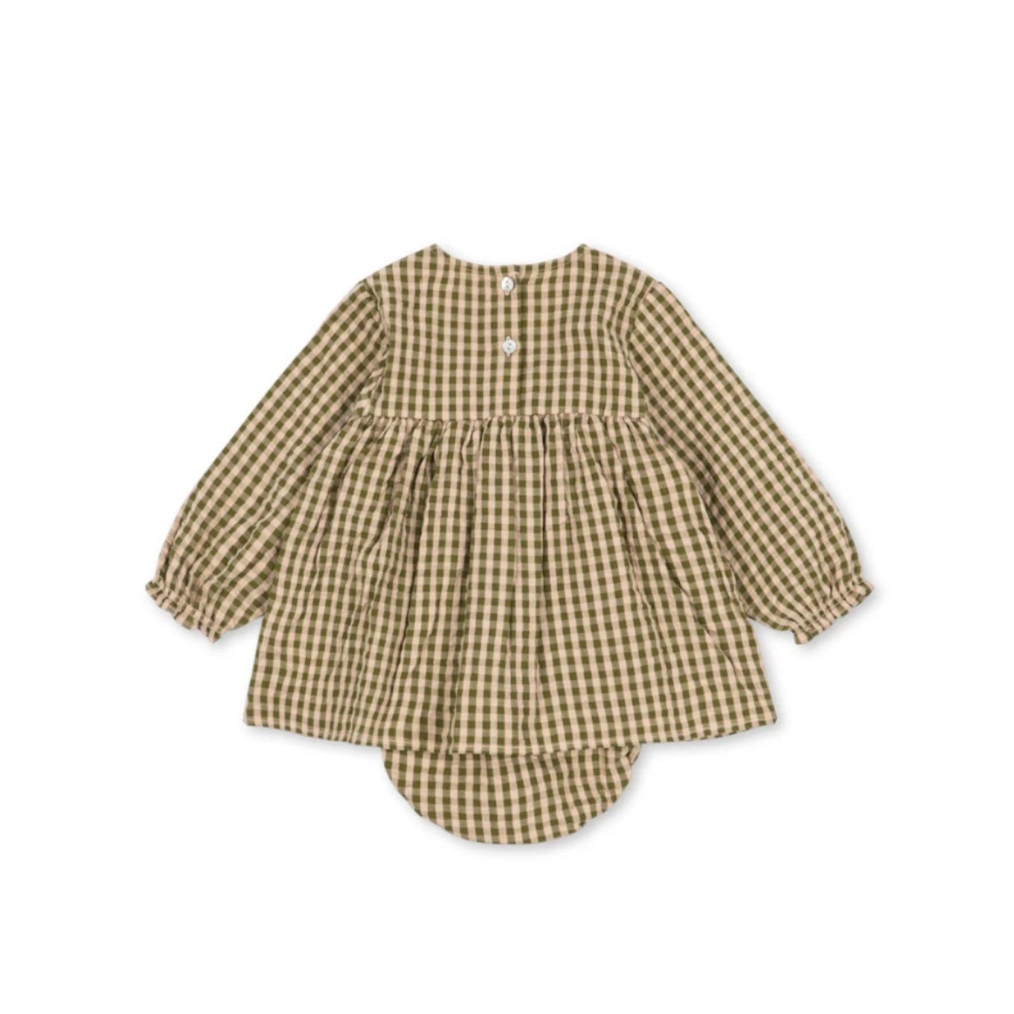 KIM ROMPER - AVOCADO CHECK